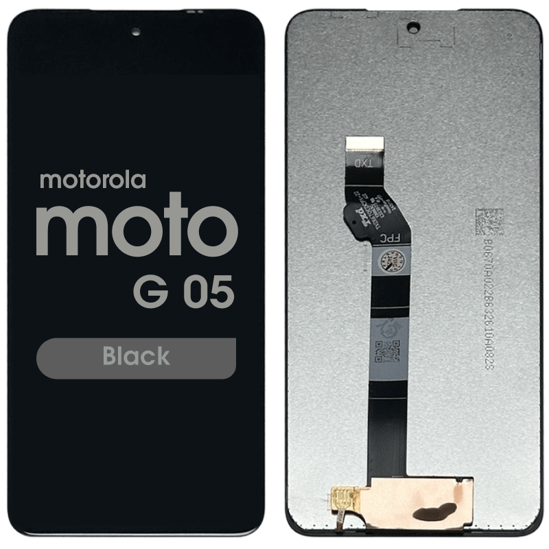 Écran LCD Neuf Pour Motorola Moto G05 4G (2024) - Noir, Sans Châssis, Marque Fan Rui Xin